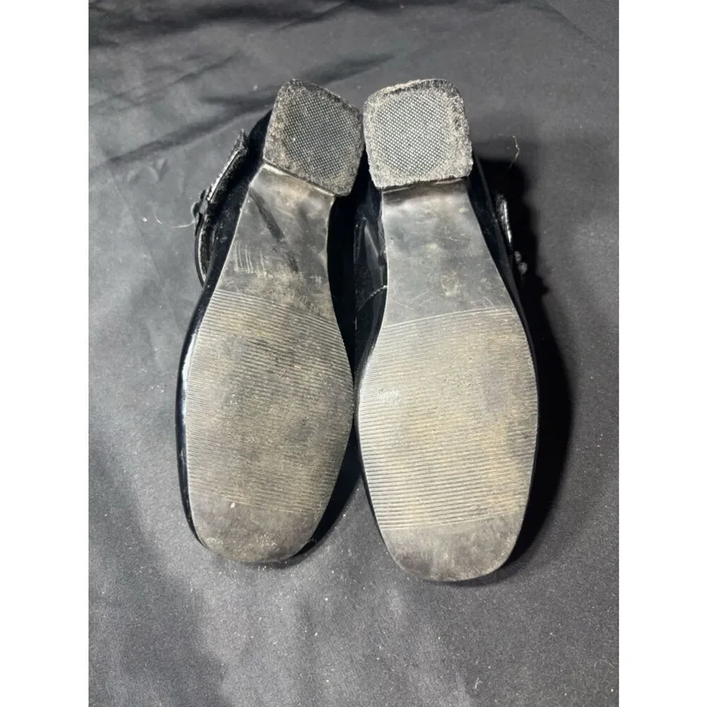 Josmo Girls Black Patent Mary Jane Shoes EPC Size 12